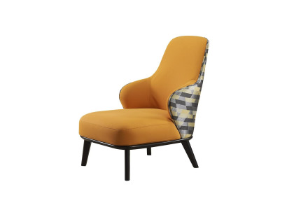 Modern Armchair Upholstered Chair Ears Sofa Couch Designer Club Chair Backrest