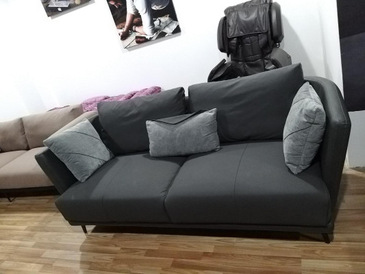 Three Seater Design Sofa Couch Upholstery Sofa Leather Sofa Modern Relax Club 3 Seater