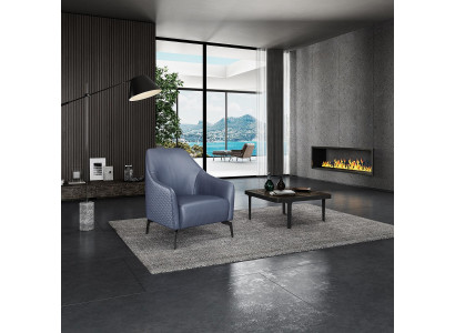 Modern Design Armchair Leather Living room Lounge Luxury Design Furniture