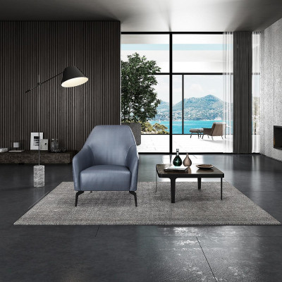 Modern Design Armchair Leather Living room Lounge Luxury Design Furniture
