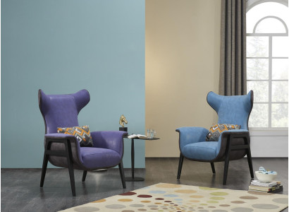 Armchair Textile Living room Lounge Luxury Design Furniture Chairs Modern