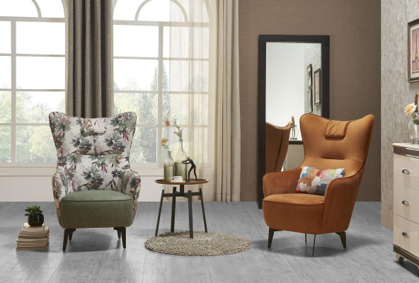 Luxury Design Furniture Chairs Modern Design Decorative Armchair Textile Living room