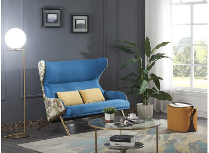 Sofa 2 Seater Design Sofas Upholstery Couches Relax Textile Modern Two-seater new