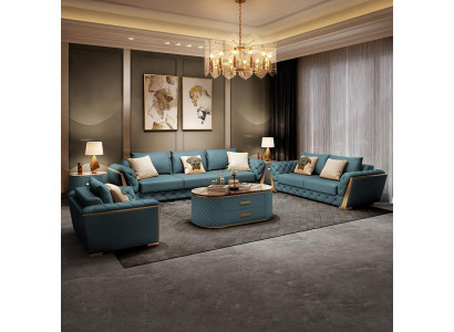 Modern sofa 3 seater living landscape designer couches seat cushion new