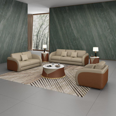 Leather sofa Couch Living landscape 2 Seater Design Modern Sofa Two-seater Genuine leather