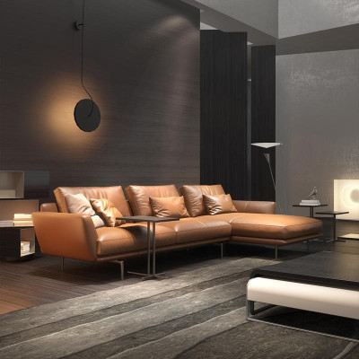 Sofa L-shape Leather Sofa Couch Living landscape Suite Design Corner sofa Modern Sofa