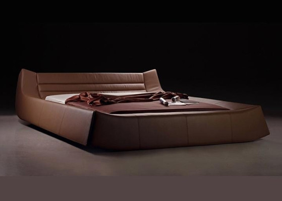 Bed Upholstery Design Luxury Double Hotel Beds Sleep Room Leather Fabric Modern