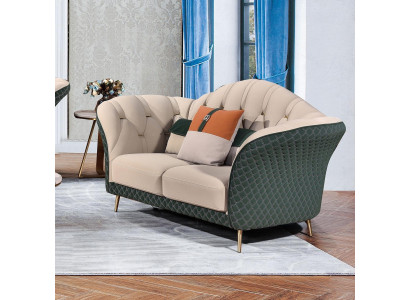 Three Seater Italian Style Furniture Sofa 3 Seater Modern Sofa Leather Sofa Couch