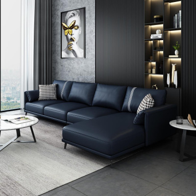 High-quality Corner sofa Living landscape Corner sofa L-shape Leather Couch Suite Sofa new