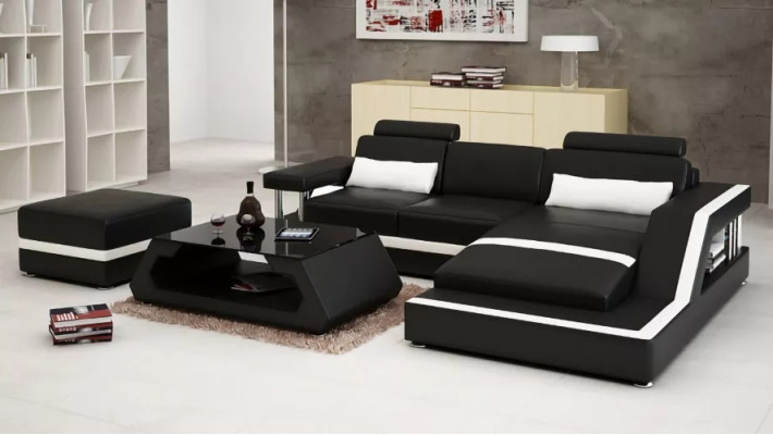 Living landscape Designer Sofa Corner sofa L-shape Modern Sofa Corner suite
