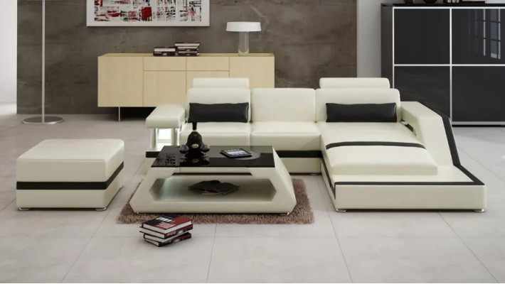 Living landscape Designer Sofa Corner sofa L-shape Modern Sofa Corner suite