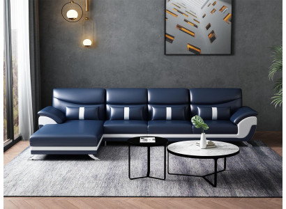 Corner Corner sofa L-shape Living landscape Sofa Couch Suite Upholstery Fabric Sofas Leather