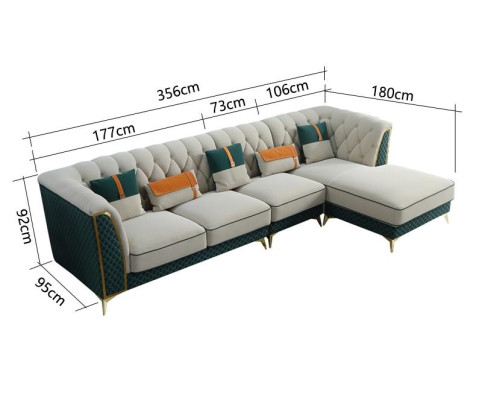 Design Corner sofa L-shape Leather Sofa Couch Living landscape Suite Design Modern Sofas