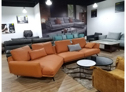 Corner Corner sofa L-shape Living landscape Sofa Couch Upholstery Suite Leather Fabric Sofas