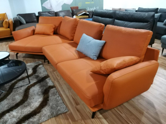 Corner Corner sofa L-shape Living landscape Sofa Couch Upholstery Suite Leather Fabric Sofas