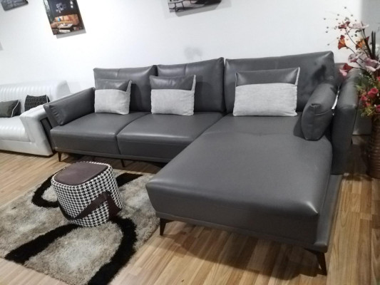 Corner Corner sofa L-shape Living landscape Sofa Couch Upholstery Suite Fabric Leather Sofas