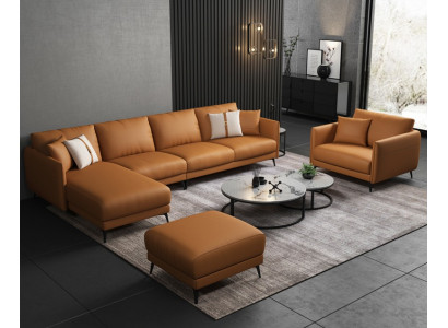 Living landscape Suite Design Modern Sofas Modern Corner sofa Leather sofa Couch new