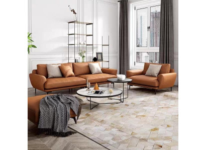 Sofa set 4+3+2 Leather sofa Couch Living landscape Suite Design Modern Sofa