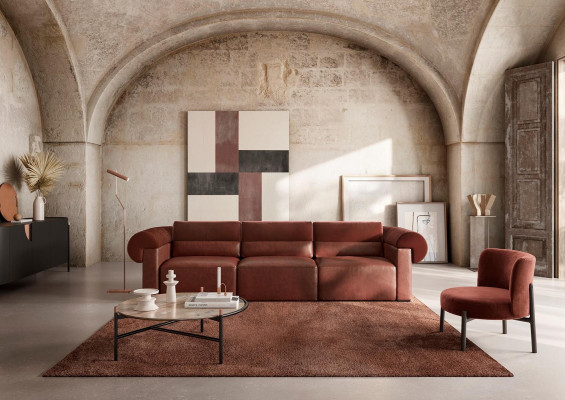 Big Sofa Couch 4 Seater Four Couches Upholstery Seat Sofas Couches Leather four-seater