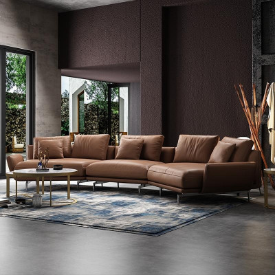 Living landscape Suite Design Modern Sofa Corner sofa Sofa U-shape Leather sofa Couch
