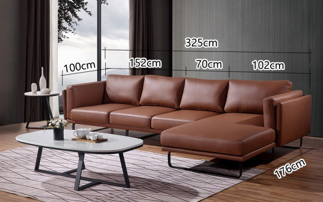 Corner sofa Design Corner sofa Living room Furniture Modern leather upholstered couch