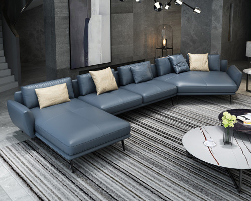 Italian Furniture Living room Corner sofa Couch Upholstery Luxury Sofa Corner suite