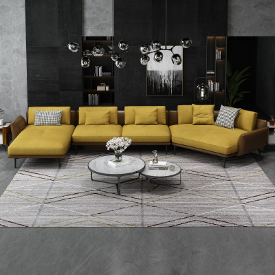 Corner sofa Sofa Couch Upholstery Seat Fabric Textile Couches Suite Living landscape new