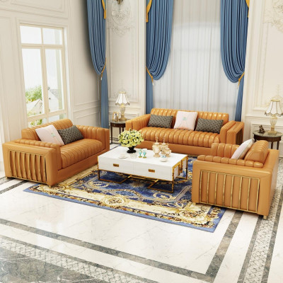 Luxury Leather Sofa Couch Living landscape Suite Design Modern Sofas Sofa 3+2+1 new