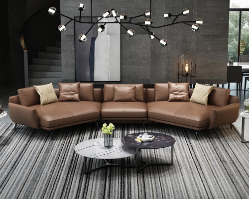 Modern sofa Corner sofa U-shape Upholstered furniture Living room Leather sofa Corner sofa