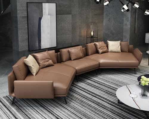 Modern sofa Corner sofa U-shape Upholstered furniture Living room Leather sofa Corner sofa