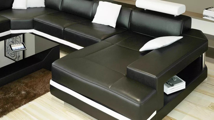 Corner suite Corner sofa Upholstery Corner sofa Couch 2-piece set new Moderne