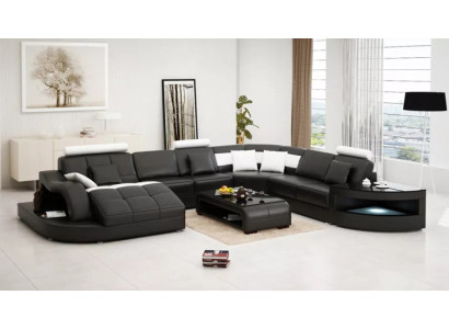 Corner sofa Upholstery Corner suite Couch Corner suite Modern Living room Furniture