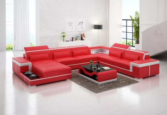Corner suite Corner sofa Upholstery Corner sofa Decoration Modern Living room Sofa Couch