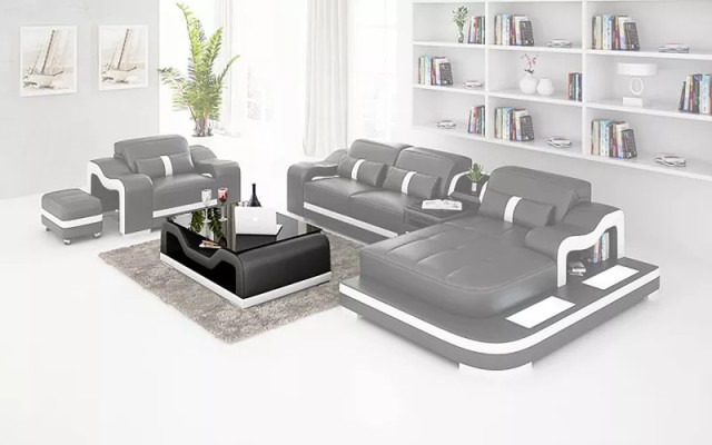 Modern Sofa Corner sofa L-shape Decorative Armchair Coffee table Stool Corner sofa Upholstery