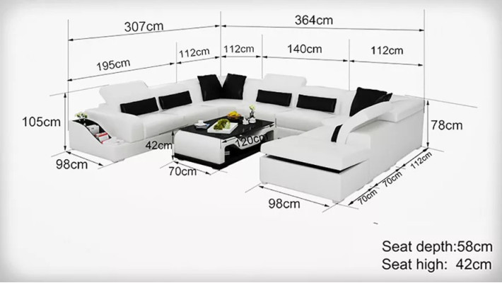 Luxury Living room Furniture Couch Sofa Suite Design Couches incl.