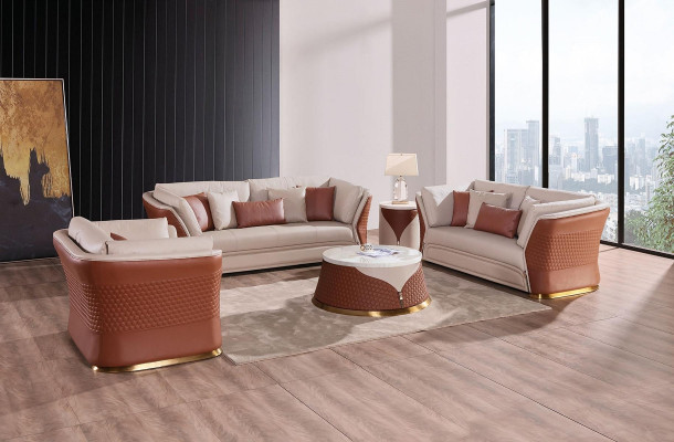 Living landscape Sofa Upholstery Sofa set 3+2+1 Seater Side table Coffee table
