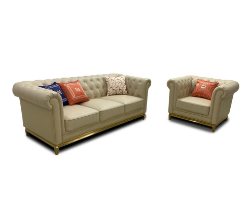 Classic Luxury Chesterfield 3+2+1 Seater Sofa Set Upholstered furniture Sofas Sofas new