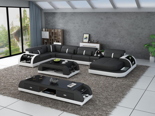 Modern Designer Corner sofa U-shape Living landscape Couch Sofas Upholstery Corner Sofa new