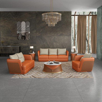 Leather Sofa Couch Living landscape 3 2 1 Seater Suite Design Modern Sofa Couches