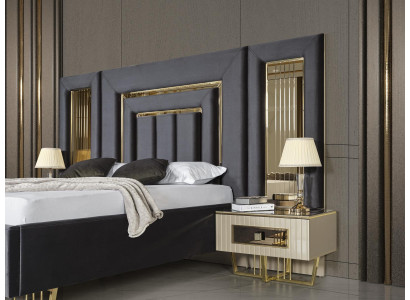 Bedside table Furniture Side table Bedroom Furnishings Design Luxury Italy new