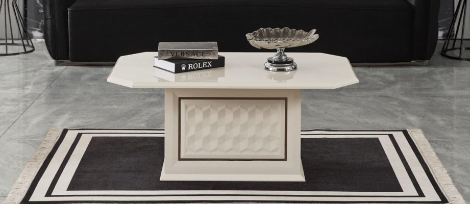 modern luxury White Coffee table Wood Coffee table Table design Tables Wood Furniture