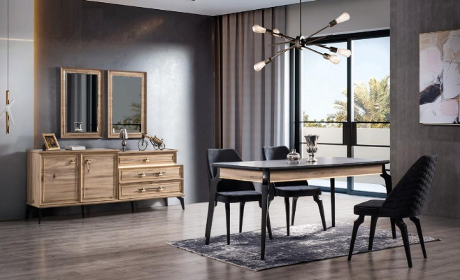 Chair Dining room chair Modern wooden chairs Design Dining room Elegant Metal new