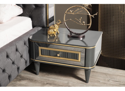 Bedside table Consoles Side tables Table Luxury Hotel Bedroom Furniture Wood new