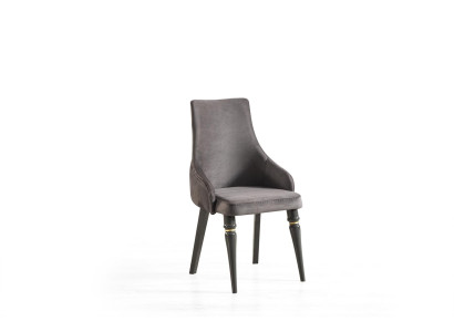 Luxury Armchair Design Chairs Design Armchair Wood Upholstery Chair Gray