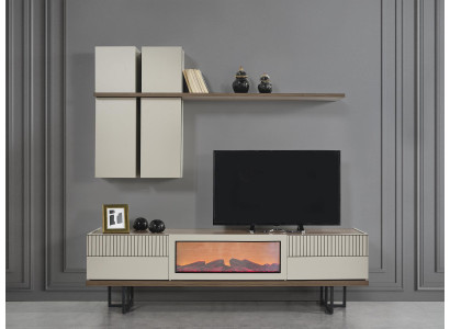Wall unit Sideboard with fireplace Electric Wardrobe tv stand TV cabinet living walls Console