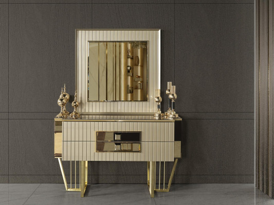 Luxury Sideboard Chest of drawers Mirror 2-piece Chests of drawers Bedroom Design Furniture