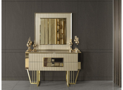 Luxury Sideboard Chest of drawers Mirror 2-piece Chests of drawers Bedroom Design Furniture