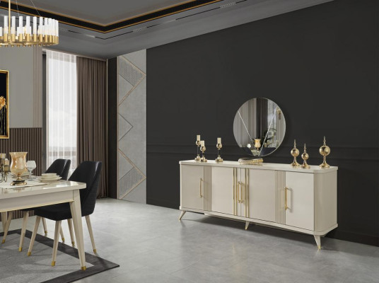 xxl Chest of drawers sideboard Wood Chests of drawers Cabinets beige luxury Furnishings