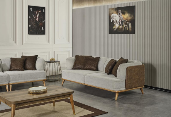 Luxury Upholstery Gray Armchair Italian Design Design Modern Furniture