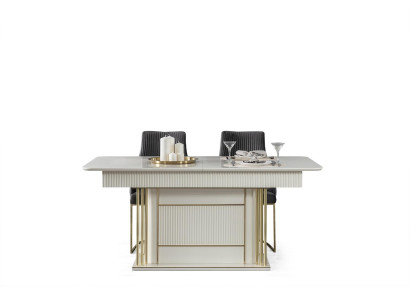 Luxury Tables Metal Dining table Design Table Italian Furniture Dining room